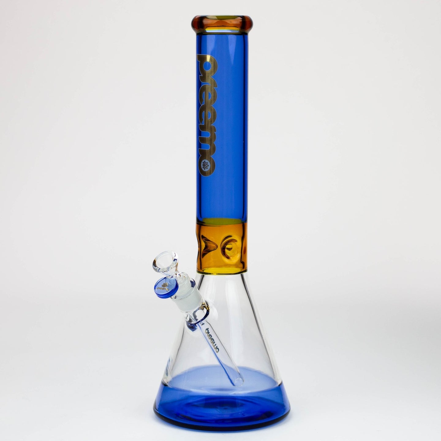 Preemo - 15.5" Contrast Pinch Beaker Bong - Glasss Station