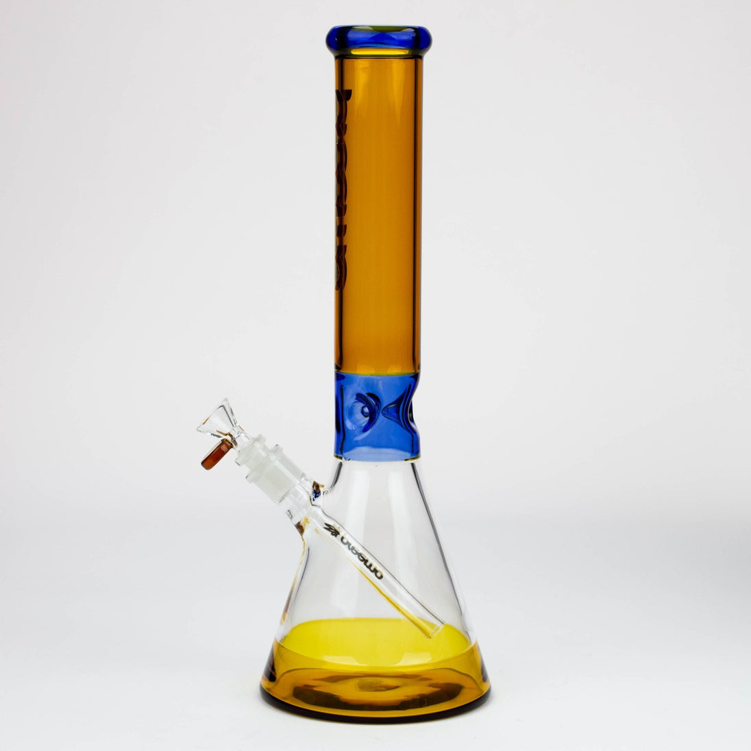 Preemo - 15.5" Contrast Pinch Beaker Bong - Glasss Station
