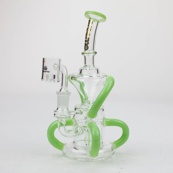 Preemo - 8" 6-Arm Recycler Rig - Glasss Station