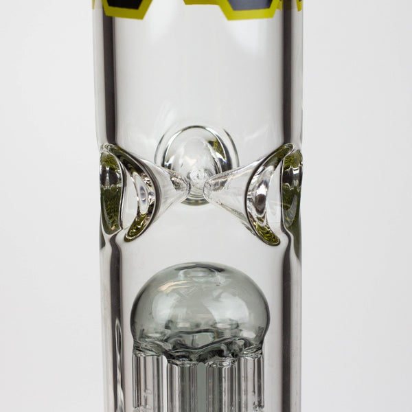 PROTECT YA NECK-15.5" 7mm Tree Arm Perc Glass Beaker Bong by Infyniti - Glasss Station