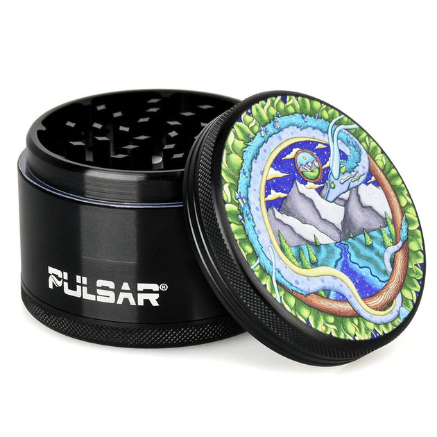 Pulsar Artist Series Remembering Dragon 4 Piece 2.5" Metal Grinder - Glasss Station