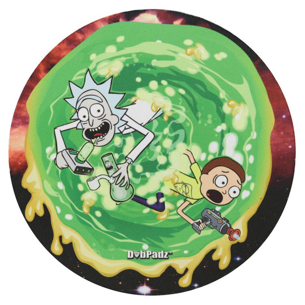 Pulsar DabPadz Richard & Marty Wax Porta 8" Round Fabric Top Dab Mat - Glasss Station