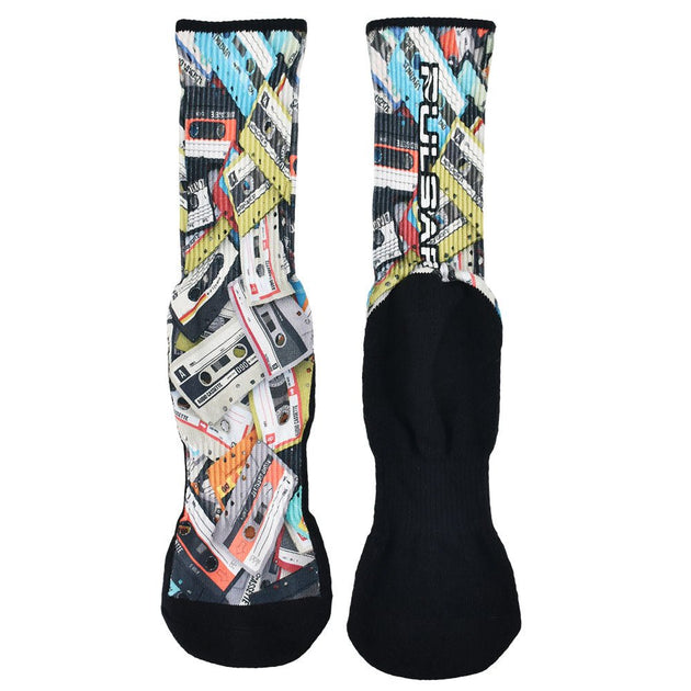 Pulsar Mixed Tapes Socks - Glasss Station
