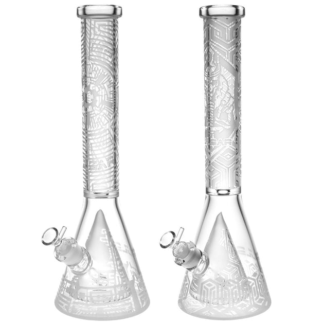 Pulsar Mystical Geometry 16" Beaker Water Pipe - Glasss Station