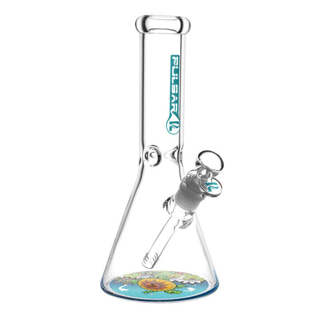 Pulsar Psychedelic Turtle Beaker Bong - Glasss Station