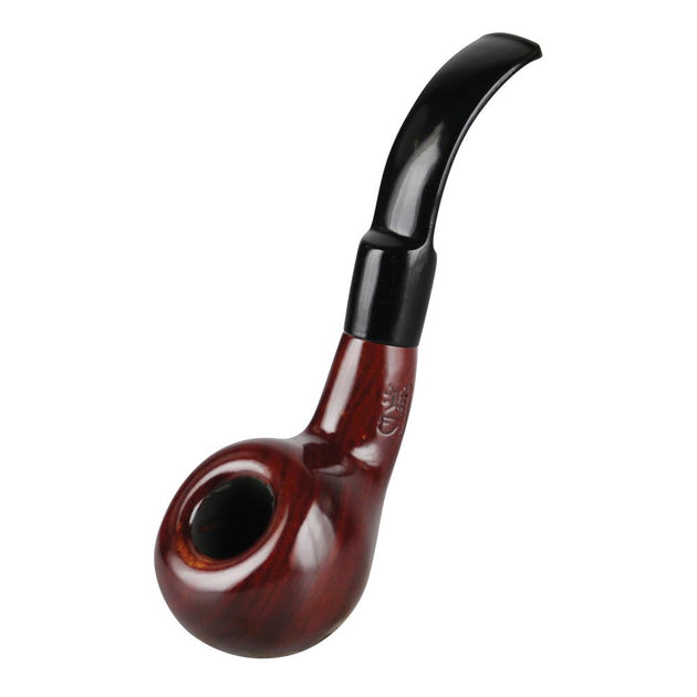 Pulsar Shire Pipes Bent Tomato Cherry Wood 5" Pipe - Glasss Station