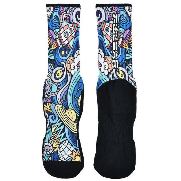 Pulsar Space Junk Socks - Glasss Station