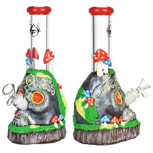 Pulsar Voodoo Skull 10.25" Beaker Water Pipe - Glasss Station
