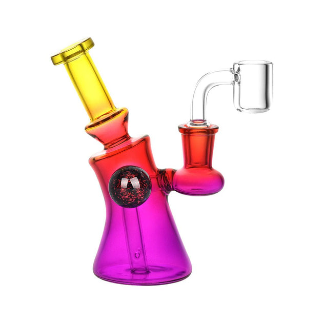 Rainbow Sorcery Dab Rig w/ Dichro Marble - Glasss Station