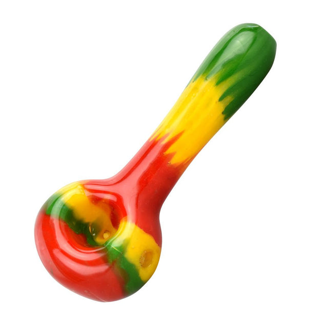 Rasta Color Block Spoon Pipe - Glasss Station