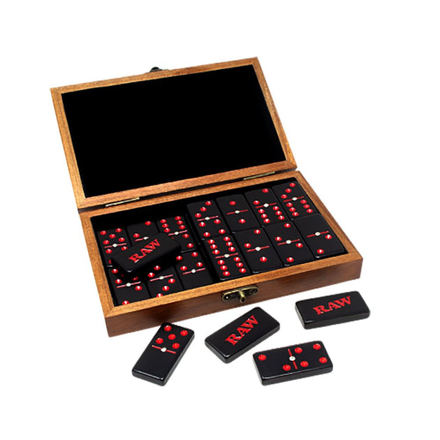 RAW Dominoes Double Six 28 Piece Set - Glasss Station