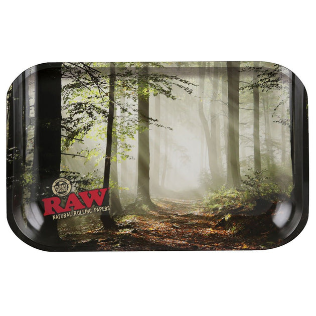 Raw Forest Design Rolling Tray - Glasss Station