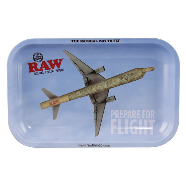 Raw Prepare for Flight Small Rolling Tray - Glasss Station