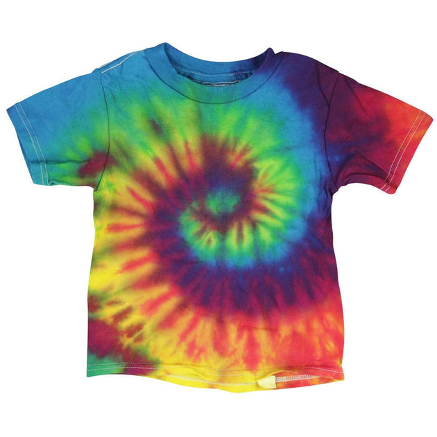 Reactive Rainbow Tie-Dye Toddler T-Shirt - Glasss Station