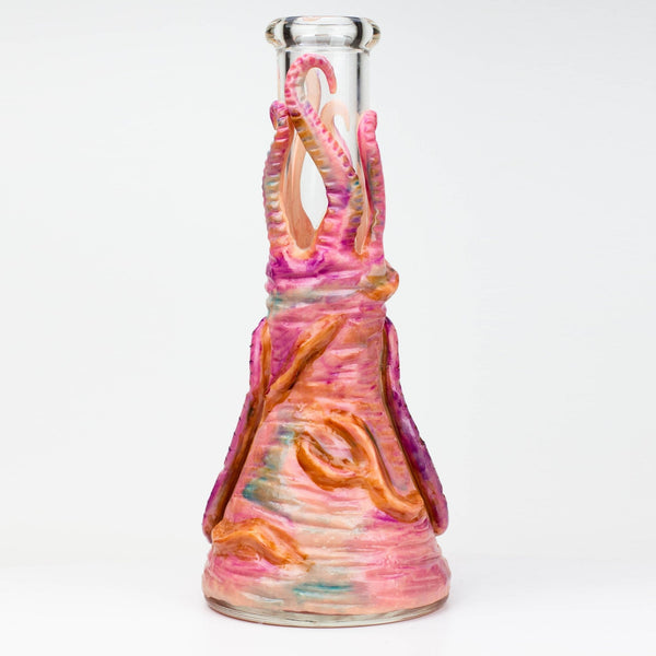 Resin 3D Artwork 12.5" 7mm Glass Beaker Bong - Glasss Station
