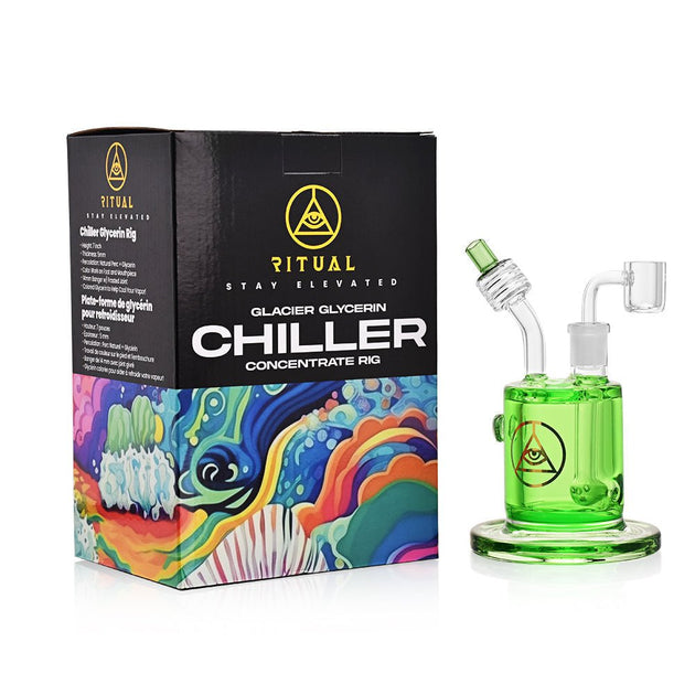 Ritual Smoke Green Chiller Concentrate Rig - Glasss Station
