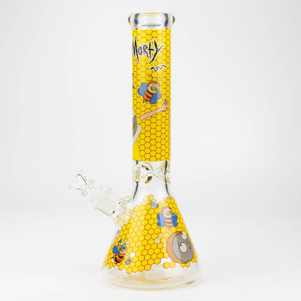 RM Decal 14" 7mm Glass Beaker Bong - Glasss Station