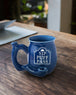 Roast and Toast Sip Puff Pass Blue Mug - Glasss Station