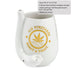 Roast and Toast White Stemless Wine Glass Pipe - Glasss Station