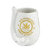 Roast and Toast White Stemless Wine Glass Pipe - Glasss Station