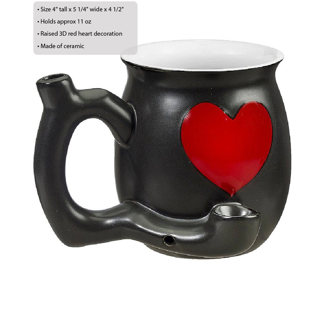 Roast & Toast Embossed Red Heart Mug - Glasss Station