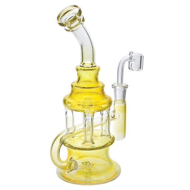 Silver Fumed 8" Oil Rig - Glasss Station