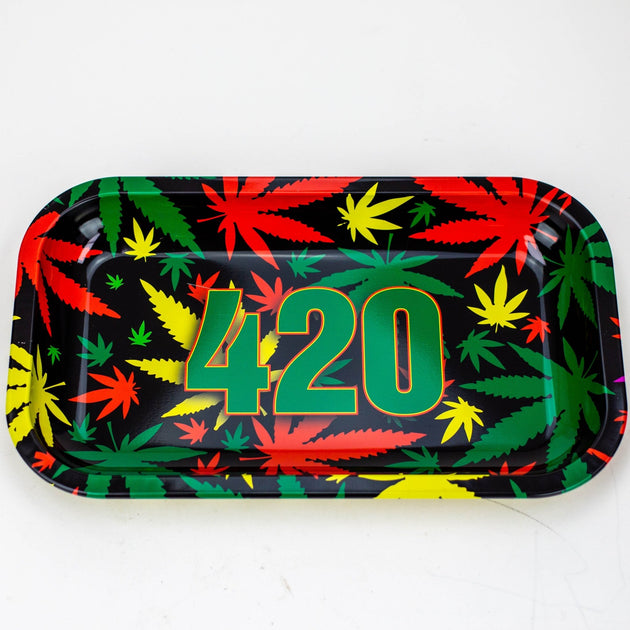 Small Metal Rolling Tray - Glasss Station