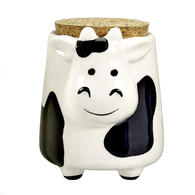 Smiling Cow Stash Jar - Glasss Station
