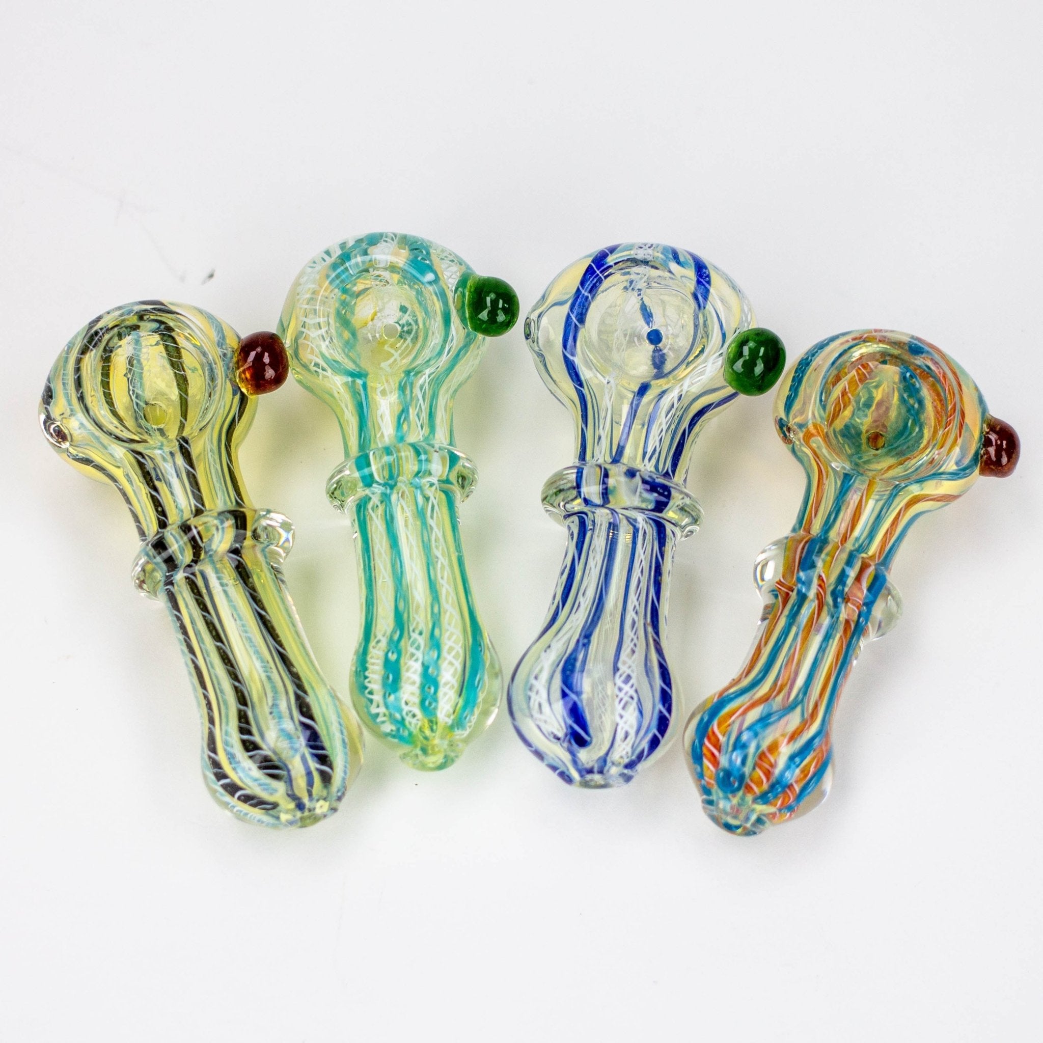 Soft Glass 3.5" Hand Pipe 2 Pack - Glasss Station