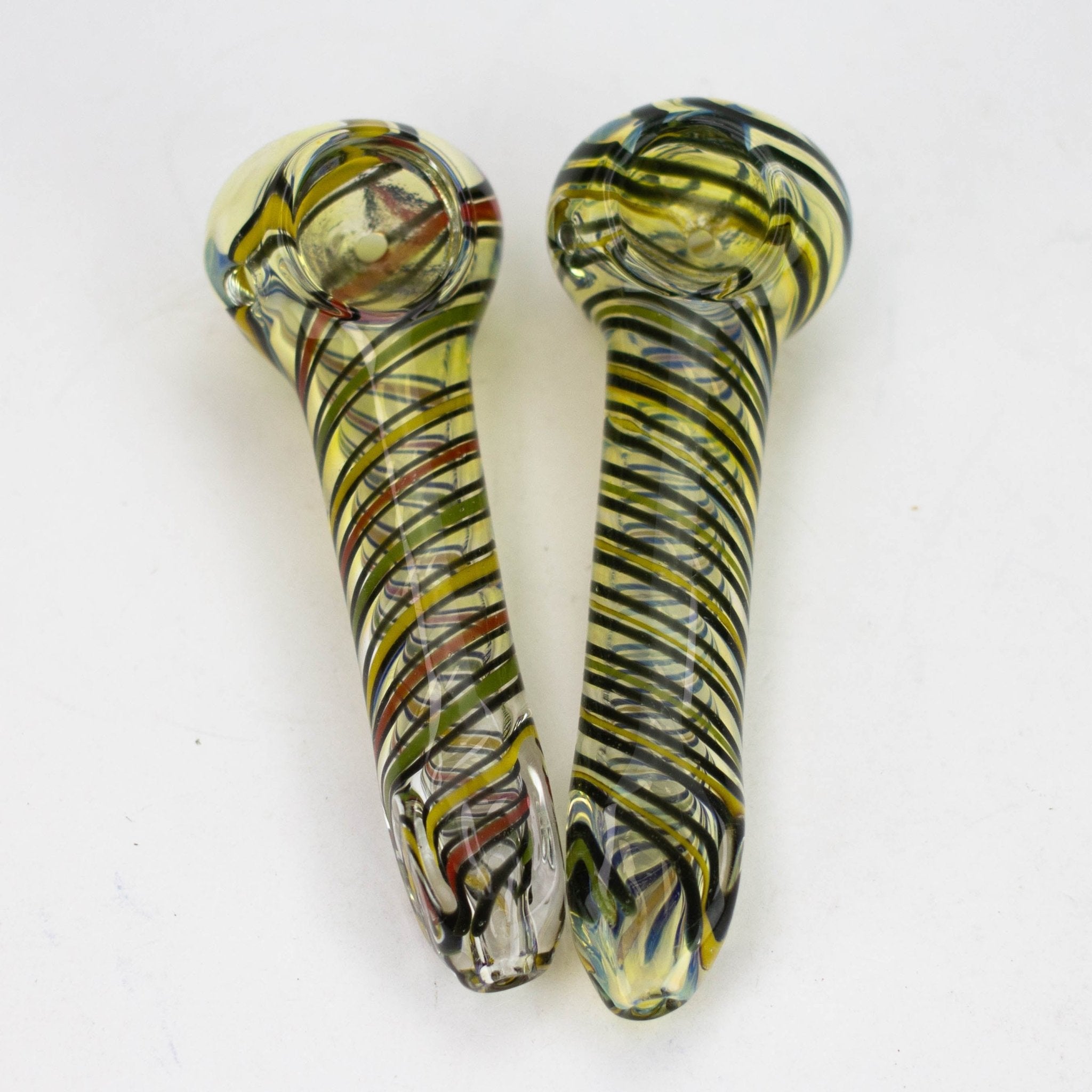 Soft Glass 5" Hand Pipe 2 Pack - Glasss Station