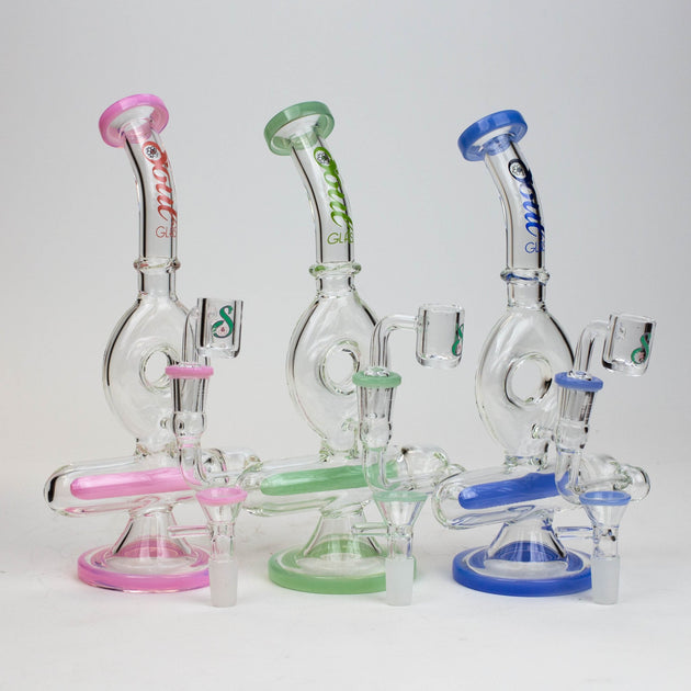 SOUL Glass 9" 2-in-1 Recycler Bong/Rig - Glasss Station