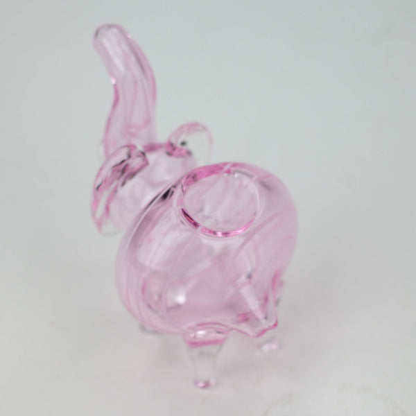 Standing Elephant 5" Glass Hand Pipe - Glasss Station