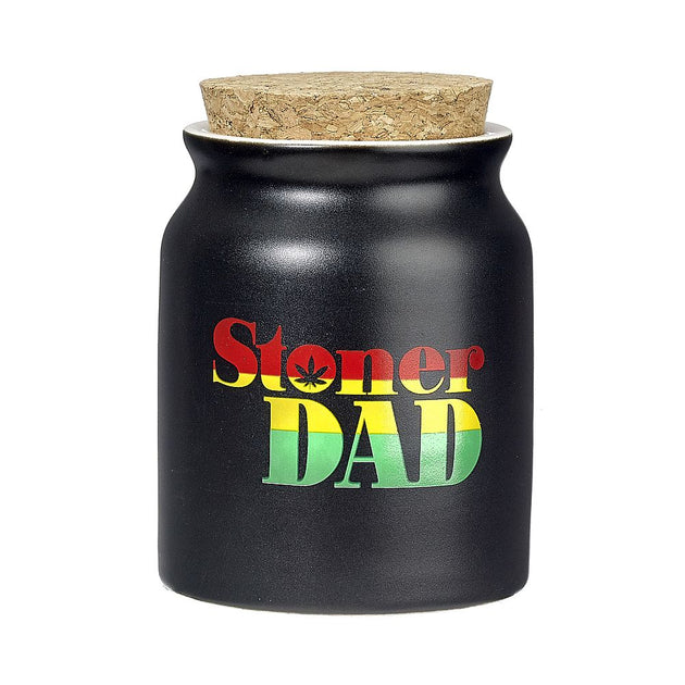 Stoner Dad Rasta Stash Jar - Glasss Station