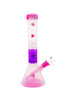 Stratus Glass Silicone Bee Freezable Beaker Bong - Glasss Station