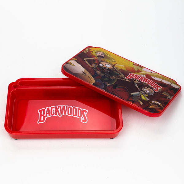 The Cartoon Rechargeable LED Rolling Tray with Lid - Glasss Station