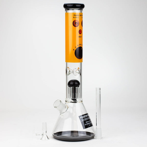 THE TRAGICALLY HIP-15.5" Single Perc Glass Beaker by Infyniti - Glasss Station