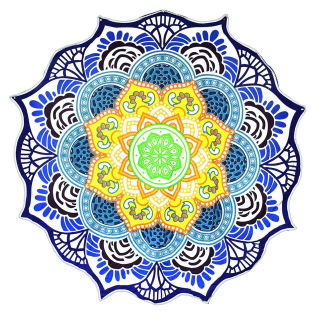 ThreadHeads Flower Mandala Design Tapestry - Glasss Station