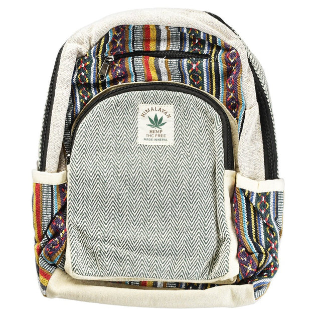 ThreadHeads Hemp Rainbow Southwestern Backpack - Glasss Station