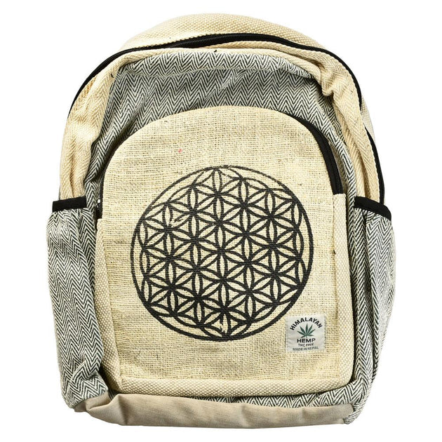 ThreadHeads Hemp Sacred Geometry Backpack - Glasss Station