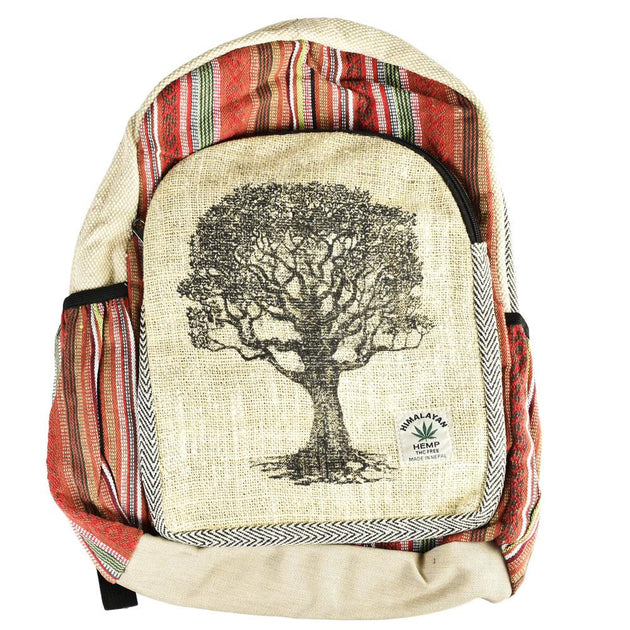 ThreadHeads Hemp Tree Silhouette Backpack - Glasss Station