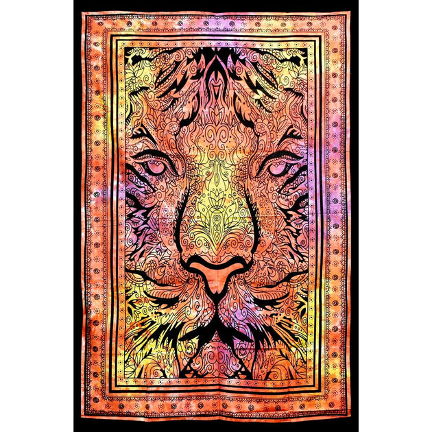 ThreadHeads Jungle King Lion Tapestry - Glasss Station