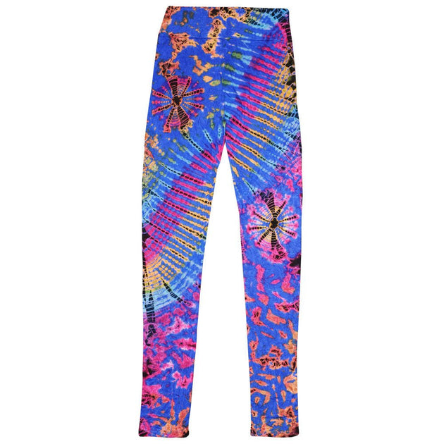 ThreadHeads Rainbow Galaxy Tie-Dye Rayon Leggings - Glasss Station