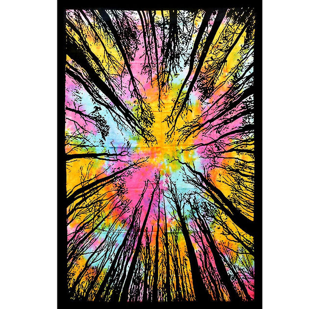 ThreadHeads Tie-Dye Forest Sky Tapestry - Glasss Station
