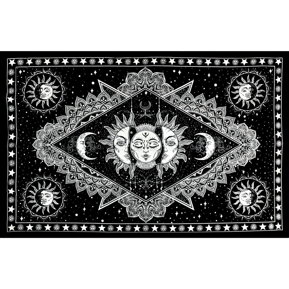 ThreadHeads Triple Face Sun & Moon Tapestry - Glasss Station