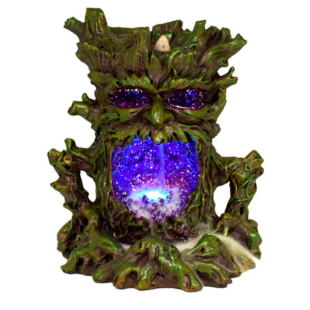 Tree Man Backflow Incense Burner w/ LED Lights - Glasss Station