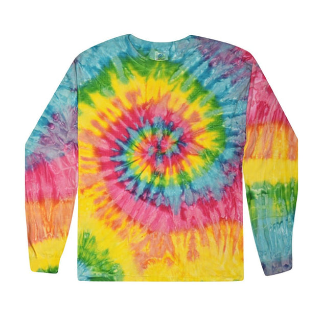 Unisex Tie-Dye Saturn Long Sleeved Shirt - Glasss Station