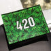 V Syndicate 420 Green Glass Rollin' Tray - Glasss Station