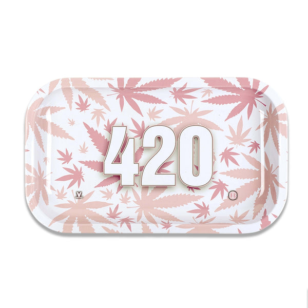 V Syndicate 420 Pink Metal Rollin' Tray - Glasss Station