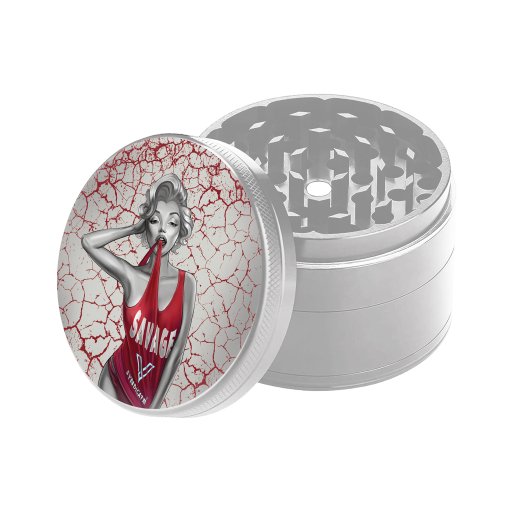 V Syndicate Dank Diva 4-Piece SharpShred Grinder - Glasss Station