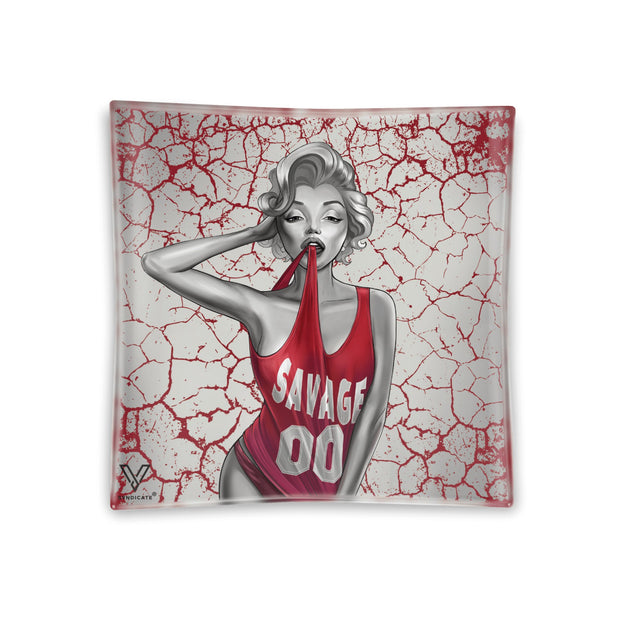 V Syndicate Dank Diva Blazin' Ashtray Glass - Glasss Station